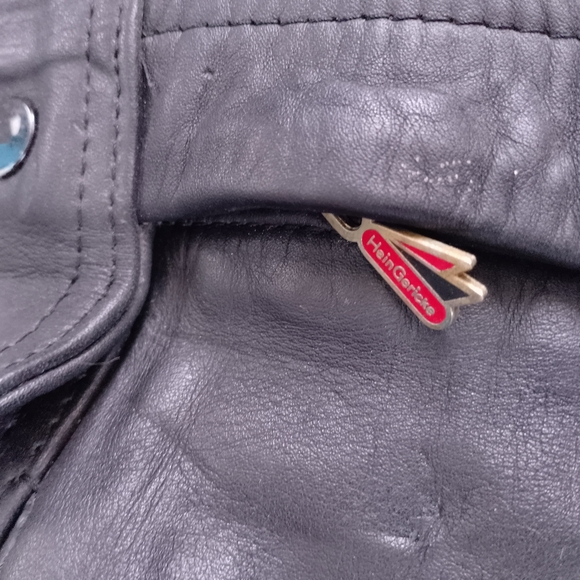 Vintage 80s Hein Gericke Black Leather Motorcycle Pants Biker - Picture 14 of 14